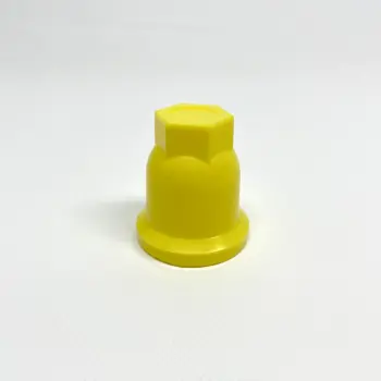 Колпачок на колесную гайку 33 пластиковый желтого цвета