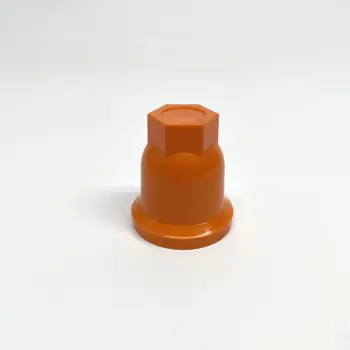 Колпачок на колесную гайку 32 пластиковый оранжевого цвета