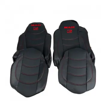 Набор чехлов для сидений MAN TGX E5 черного цвета