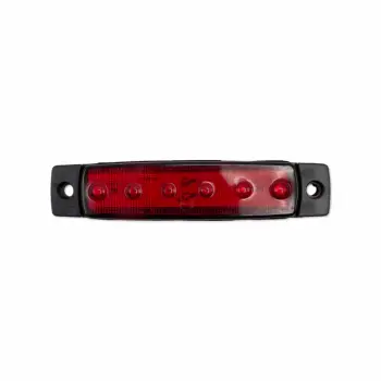 Габаритный фонарь светодиодный Красный 24v 6LED