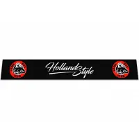 Брызговик на задний бампер универсальный с надписью Holland Style (350Х2400) черный