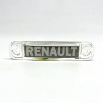 Габаритный фонарь светодиодный белый 24В с надписью Renault