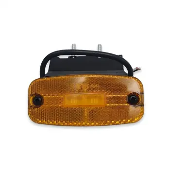 Габаритный фонарь с кронштейном Жёлтый 24V LED
