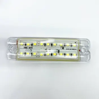Фонарик габаритный белый 24V LED