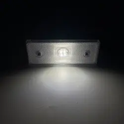 Габаритный фонарь универсальный светодиодный белый 12-24V