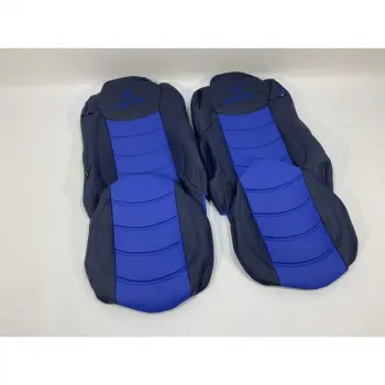 Набор чехлов для сидений MERCEDES ACTROS E 6 из эко кожи синего цвета