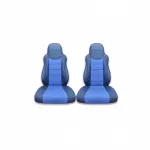 Набор чехлов для сидений DAF XF95 - XF105 синего цвета